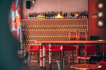 Vue sur le bar du BOMA - Hotels Strasbourg