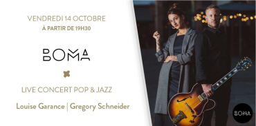 Live concert POP & JAZZ à l'hôtel BOMA